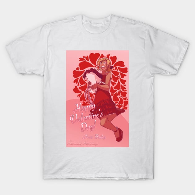 Valentine's Day Bailey T-Shirt by Sunset-Spring